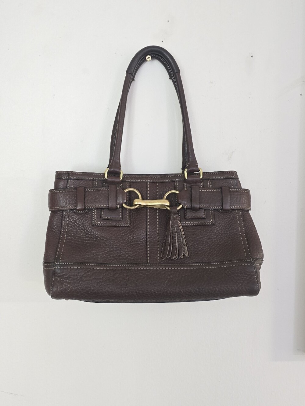 Vintage Chocolate Brown Coach Bag